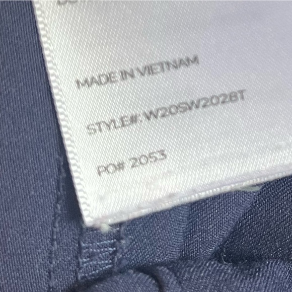 Navy scrub joggers with waistband! - Picture 3 of 3